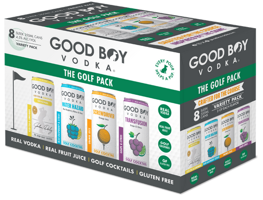 Good Boy Vodka Golf Pack 8pk
